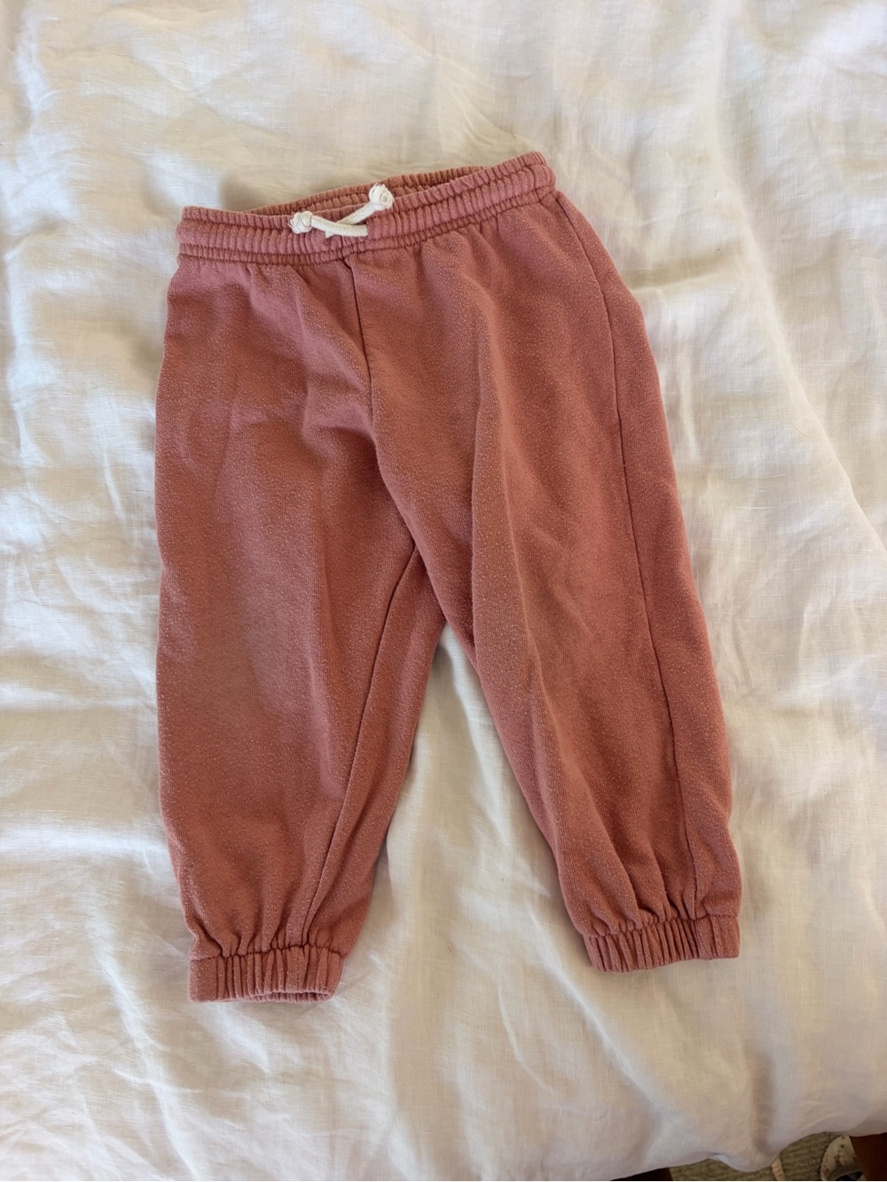 Childhoods clothing Kids Dusty Rose Jogger Pants with Elastic Waist